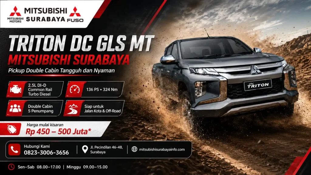 triton DC GLS MT mitsubishi Surabaya